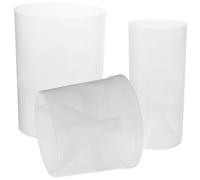 3 Pcs Pluviometro in Plastica Misurino Per Pioggia Collettore Di Acqua Piovana