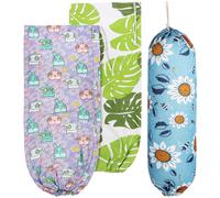 3 Pcs Porta Buste Spesa Del Sacchetto Sospeso Organizer Da Parete Per Cucina