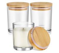 3 Pcs Portacandele in Piccoli Vasetti Di Barattoli Gelatina