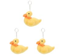3 PCS Portachiavi Piccolo Papera Di Bracciale Simpatico Ciondolo