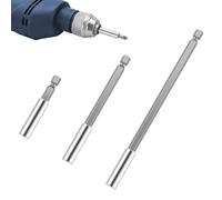 3 PCS Portainserti, Prolunga Esagonale da 1/4", Portabit Magnetico, Portabit per Trapano, Set di Bit a Cambio Rapido per la Maggior Parte Degli Avvitatori Elettrici, Punte e Bit, 60/100/150 mm