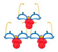 3 Pcs Proppetti Di Cabine Fotografiche Divertenti Naso Da Clown Per Bambini