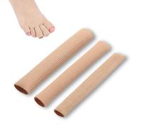 3 Pcs Protezione Dita Piedi in Silicone, Manicotti Tubo Proteggi Dita,Copri Dita in Gel Tagliabile,Manicotti imbottiti per dita dei piedi,Separatori per le Dita,Prevenire Vesciche,Calli e Duroni
