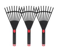 3 Pcs Pulizia Del Giardinaggio Piccolo Rastrello Manuale Da Giardino