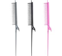 3 Pcs Rat Tail Comb Scalp Styling Pettine Coda Di Acconciatura Professionale