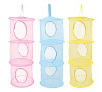 3 Pcs Rete Portaoggetti Da Appendere Busta Spazio Di Archiviazione Sospeso