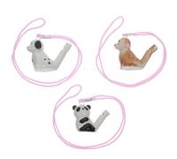 3 Pcs Richiamo Per Uccelli Fischietto Del Portachiavi Suoni Degli