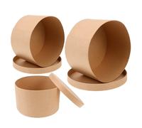 3 Pcs Scatola Cilindro Scatole Trasparenti Per Cupcake Piccole Da Asporto