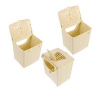 3 Pcs Scatola Per L'allevamento Di Calopsitte Nido Uccelli Plastica