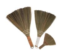 3 Pcs Scopa Di Paglia Spazzatrice Per Erba Piccola Spazzola Pulire