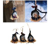 3 Pcs Scopa Strega Da Di Halloween Delle Streghe Decorazioni Per