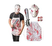 3 pcs Serial Killer Costume - Halloween Costumes for Men
