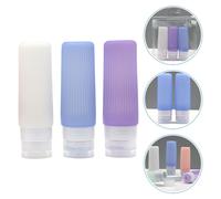 3 Pcs Set Bottiglie Da Viaggio Contenitori Silicone Per Lozioni Di Lozione