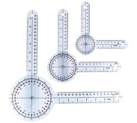 3 Pcs Set Di Sovrani Medici Goniometro in Plastica Righello Medico
