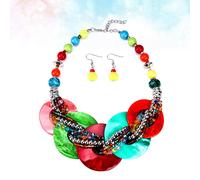 3 Pcs Set Gioielli Collana Orecchini Collane Girocollo Per Donna