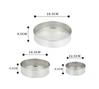 3 Pcs Setaccio Farina Acciaio Inox Passino Filtro Rete Inossidabile