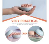 3 Pcs Shampoo Brush Spazzola Massaggiante Per Capelli Lavaggio Pennello