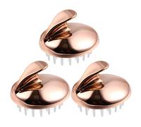 3 Pcs Spazzola Capelli Per Peli Massaggio Dei Il Cuoio Capelluto Della Doccia