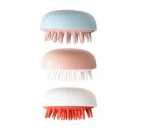 3 Pcs Spazzola Per Il Lavaggio Della Testa Massaggio Capelli Pennello Shampoo