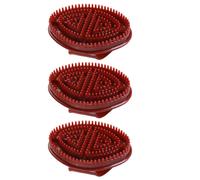 3 PCS Spazzola Per Lo Shampoo Spazzole Pulizia Pennello Del Bagno