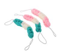 3 Pcs Spazzola Per Schiena Bagno Scrubber Doccia Asciugamano Da Esfoliante