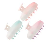 3 Pcs Spazzola Shampoo Capelli Scovolino Per Massaggio Dei Cuoio Capelluto