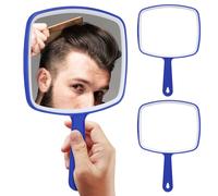 3 Pcs Specchi Da Trucco Specchio Mano Compatti Viaggio Per Donna