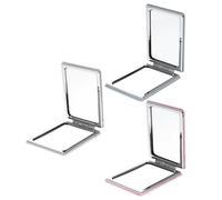 3 Pcs Specchiera Porta Trucchi Specchio Per Il Trucco Pratico Compatto