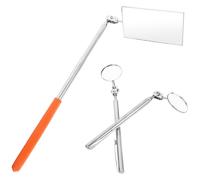 3 Pcs Specchio Flessibile Specchietto Telescopico Per Ispezione Di