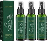 3 Pcs Spray Di Rigenerazione Dei Capelli Al Ginseng Rosso,100ml Re Fine Red Ginseng Hairre,spray Condizionante Per Capelli Lozione Per Capelli Allo Zenzero Per Capelli Danneggiati, Ricci E Crespi (3)