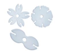 3 Pcs Stampo Per Sottobicchieri in Silicone Fai Da Te Epossidico