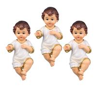 3 Pcs Statuina Presepe Gesù Bambino Statue Religiose Decorazioni