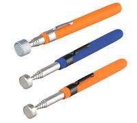 3 Pcs Strumento di Prelievo Magnetico Telescopico, Calamita Telescopica Portatile, resistente grabber magnetico che recupera con clip da tasca, per Trovare Bulloni Dadi Viti (8LB 8LB 10LB)