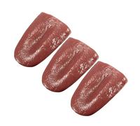 3 Pcs Supporti Per La Lingua Finta Scherzi Halloween Giocattolo Feste Di