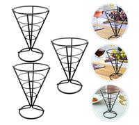 3 Pcs Supporto Cono Per Patatine Fritte Tazze Di Titolare Pazzi Francesi
