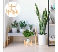 3 Pcs Supporto Per Vasi Da Fiori Scaffale in Legno Porta Del Fiore