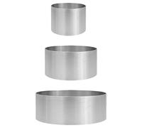 3 Pcs Tagliapasta Rotondo Per Torta Taglia-anelli Stampo Ad Anello