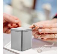 3 PCS Tanistica Di Conservazione Del Tè Contenitore Stoccaggio in Metallo