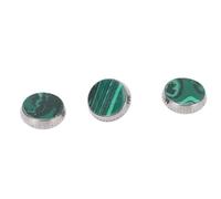 3 PCs Tappo della Valvola della Tromba Verde Incorporato, Pulsante di Dito Metallo Standard per Tromba, Migliora L'accuratezza Chiave, L'adattamento Universale, la Costruzione di