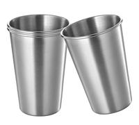 3 Pcs Tazza Acciaio Inox Bicchiere Di Metallo Inossidabile Tazzine Caffè