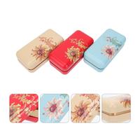 3 Pcs Tea Tin Can Storage Cofanetto The Lattina Di Tè Barattolo Caramelle