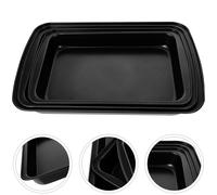 3 Pcs Teglie Pizza Teglia Rettangolare Per Torte Accessorio Cottura