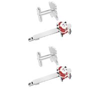 3 Pcs Tie Bar Gift Men's Ferma Cravatta Clip Per Colletti Fermacravatta