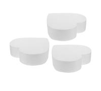 3 Pcs Tortiera Forma Di Cuore Torta Con Decorazione Modello Finta