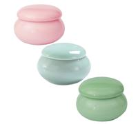 3 Pcs Vasetti Ceramica Contenitore Porta Trucchi Barattolo Di Stoccaggio