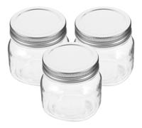 3 Pcs Vasetti Per Contenitori Di Barattoli Stoccaggio Ermetico