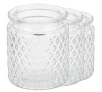 3 Pcs Vasetti Piccoli Barattoli Per Candele Candeliere Di Decorativi