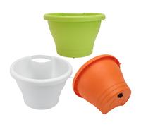 3 Pcs Vasi Da Fiori Per Interni Interno Annaffiatoio Con Fori Di Drenaggio