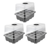 3 Pcs Vassoio Da Giardinaggio Germinazione Plastica Per Scuola Materna Giardino