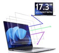 3 pellicole protettive anti luce blu da 17,3 pollici, compatibili con Lenovo HP, Dell, Acer, Asus, Samsung, ecc., aspetto 16:9, monitor del computer da 17,3 pollici, filtro anti abbagliamento